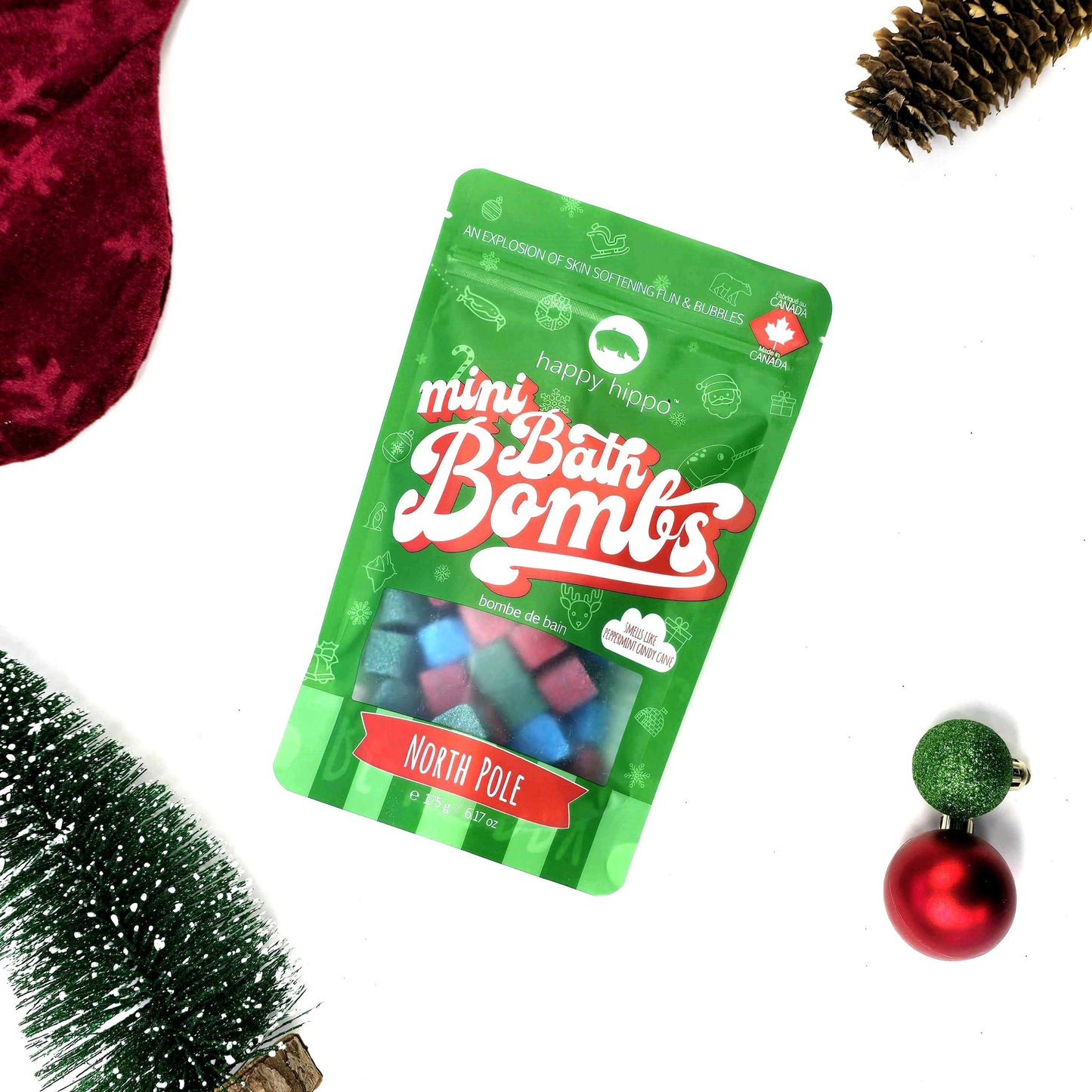 North Pole - Mini Bath Bombs