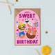 Animal Donut Birthday Card for Children