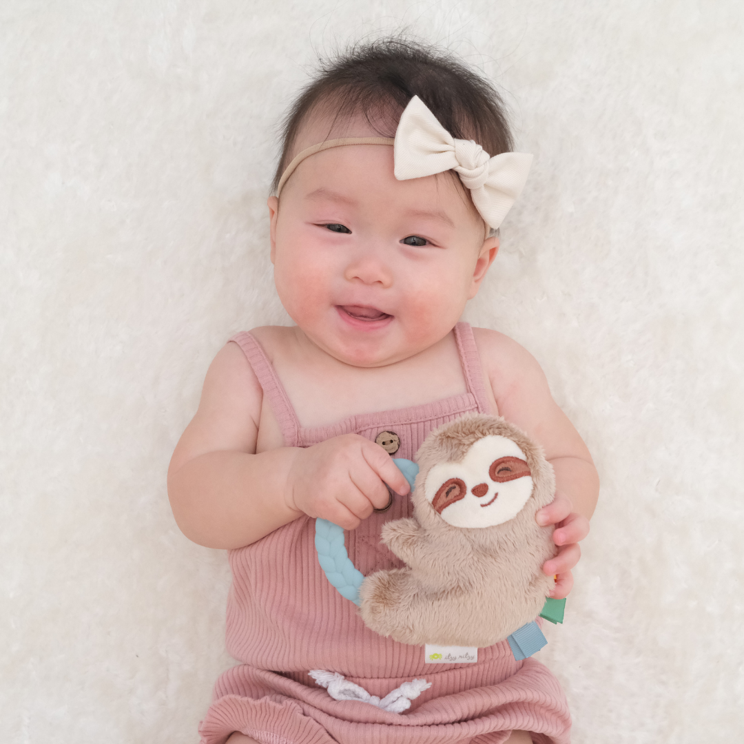 Ritzy Rattle Pal™ Plush Rattle Pal With Teether