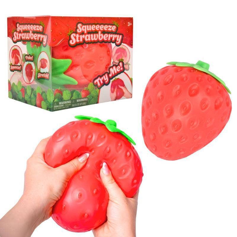 XL Jumbo Viral Strawberry  – Super Soft Slow Rise Squishy