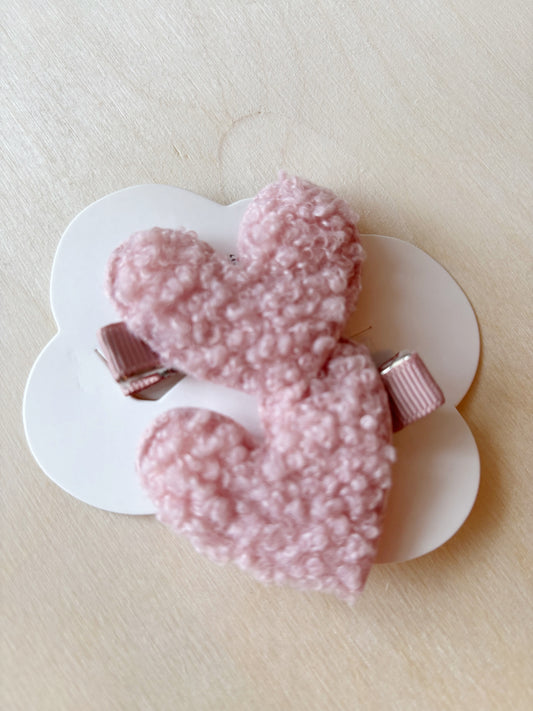 Heart Hair Clips