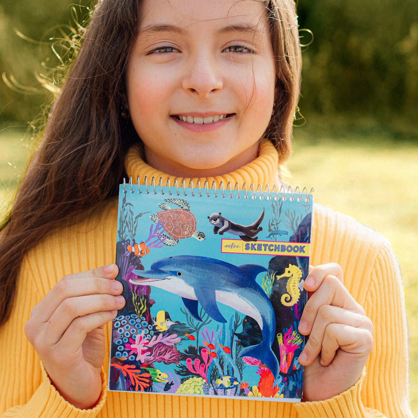 Sea Life Square Sketchbook