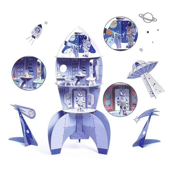 Color Assemble Play / Space rocket