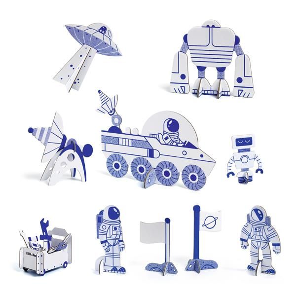 Color Assemble Play / Space rocket