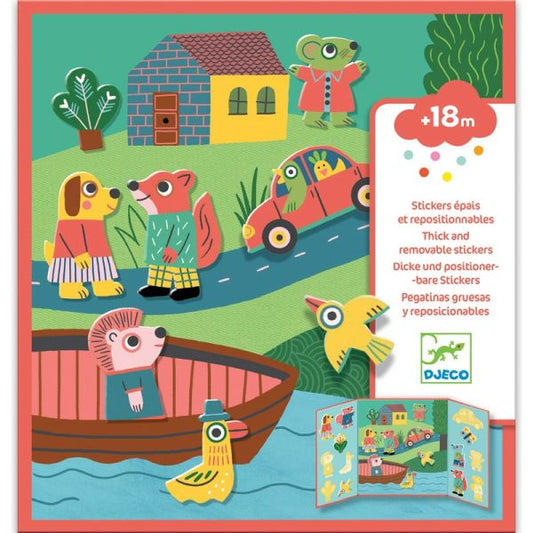 Stickers / Animals scene