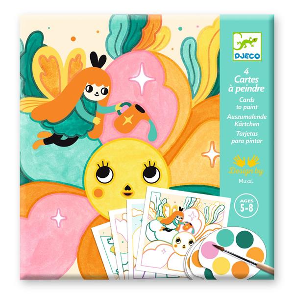Cards to paint / Magical garden