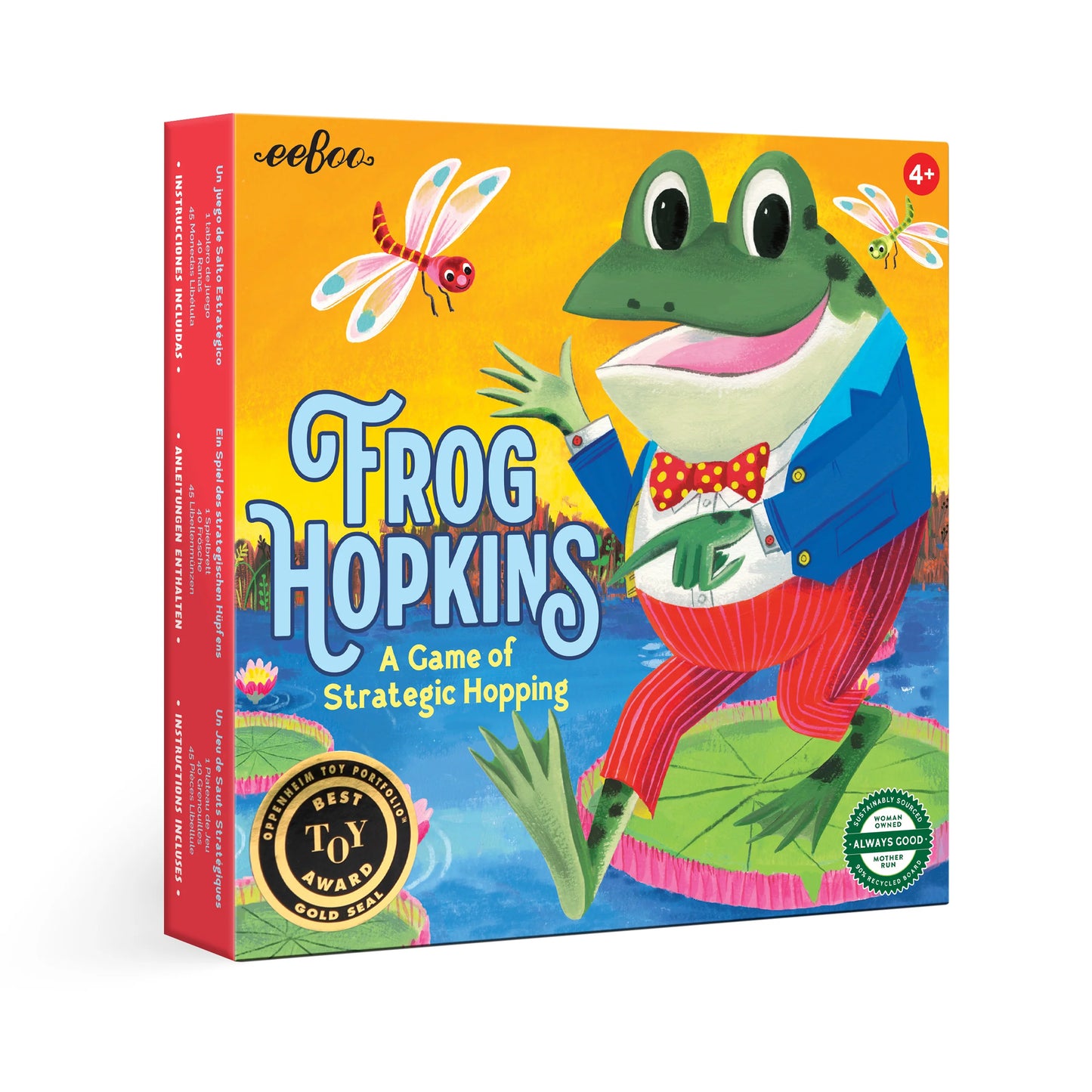 Eeboo - Frog Hopkins Shaped Game