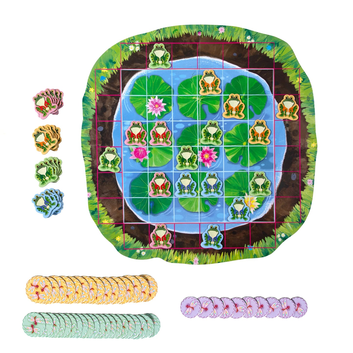 Eeboo - Frog Hopkins Shaped Game