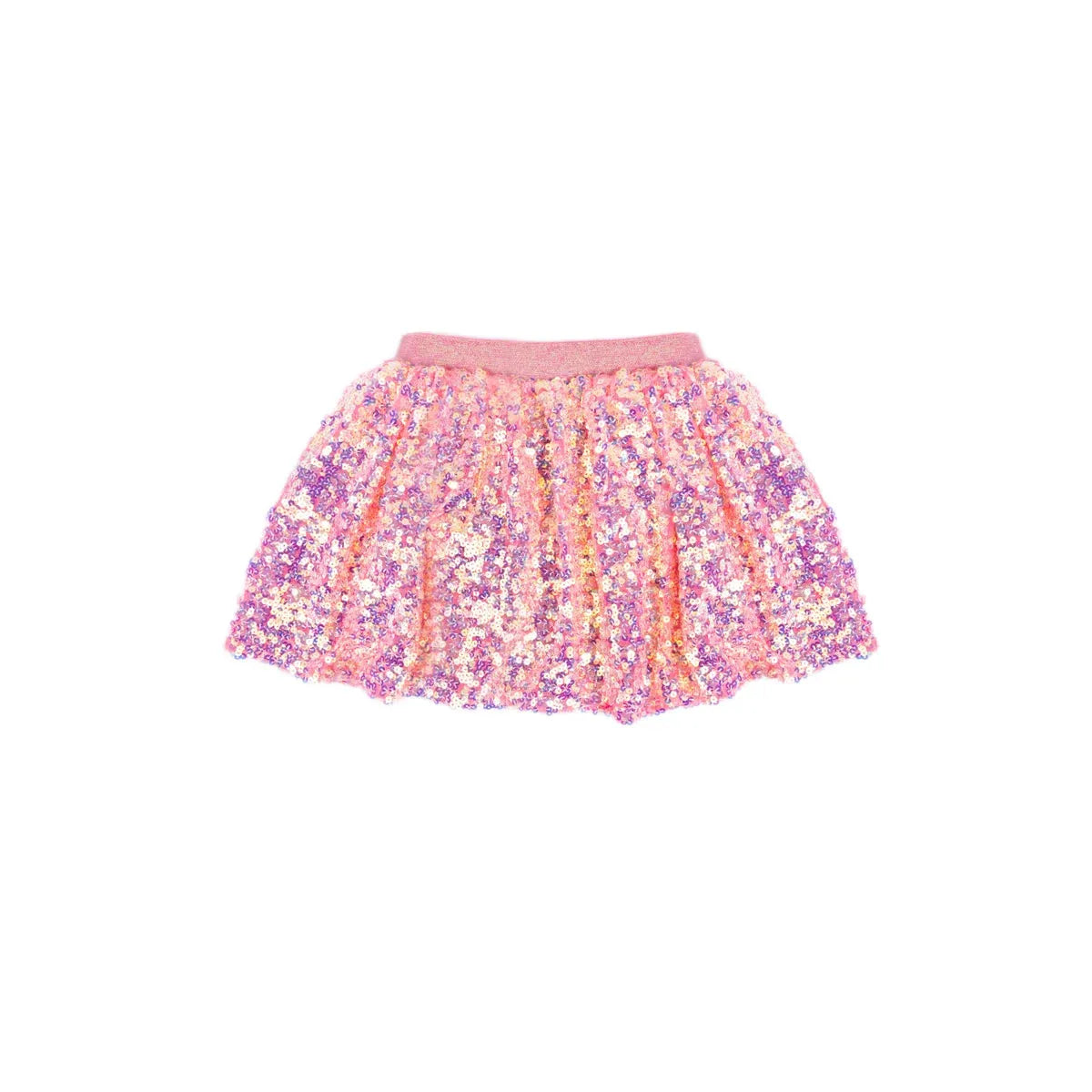 Centre Stage Sequins Skirt with Elastic Waistband