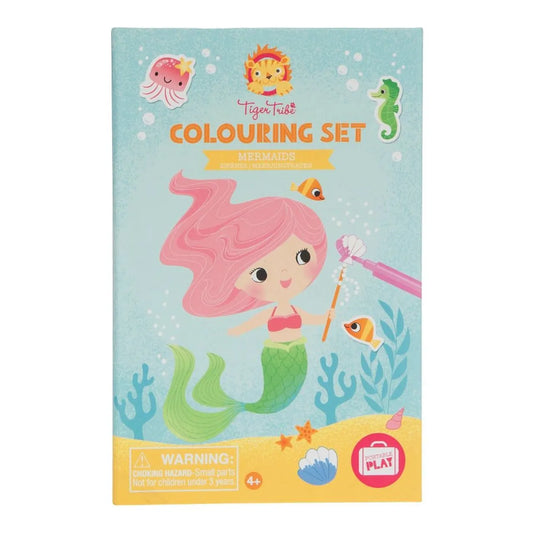 Tiger Tribe - Mermaids Colouring Set