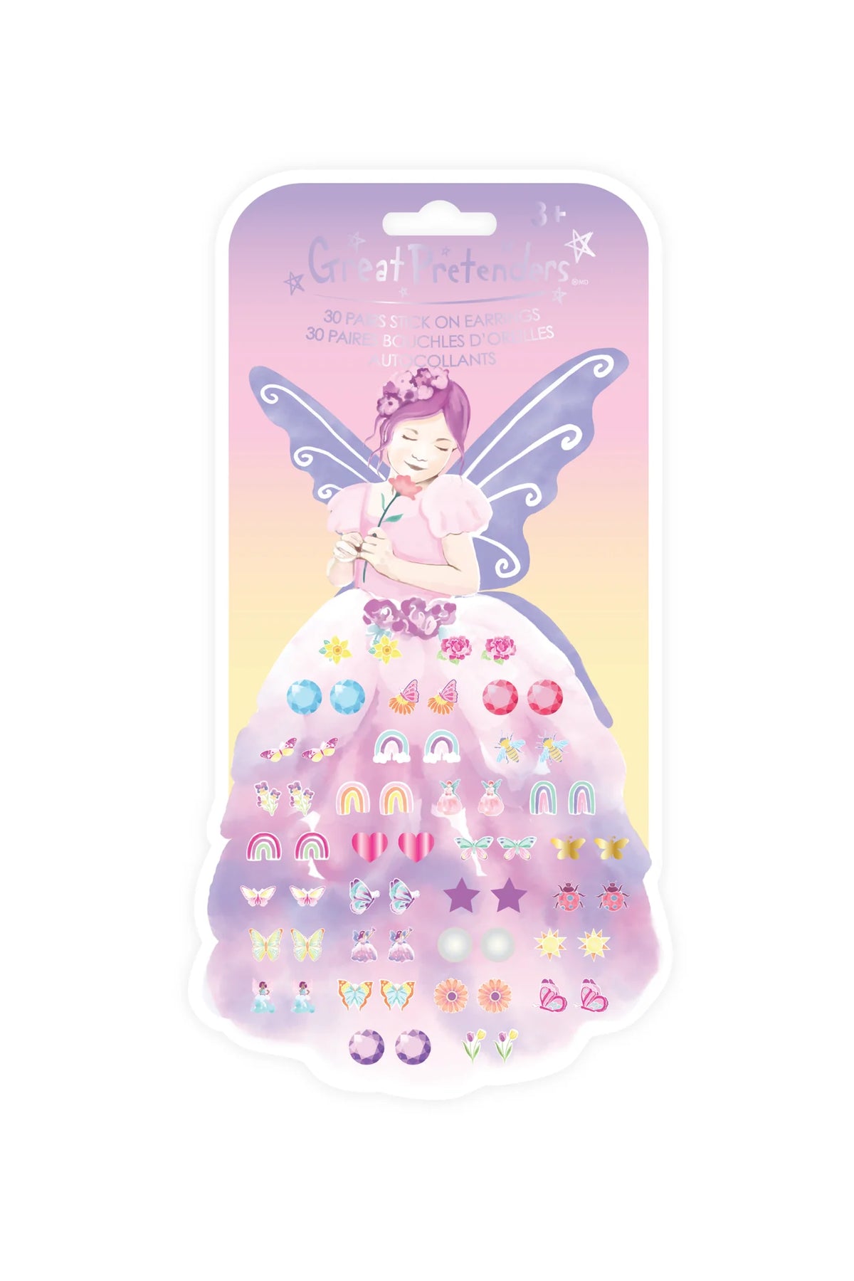 Great Pretenders Butterfly Fairy Sticker Earrings