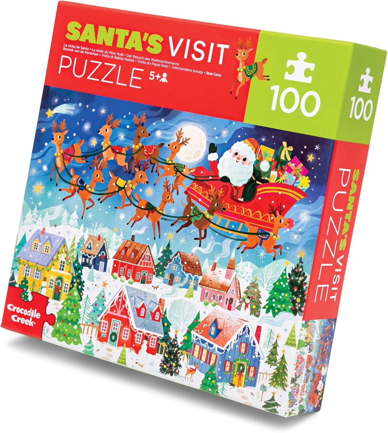 Santa's Visit 100pc Christmas Jigsaw Puzzle