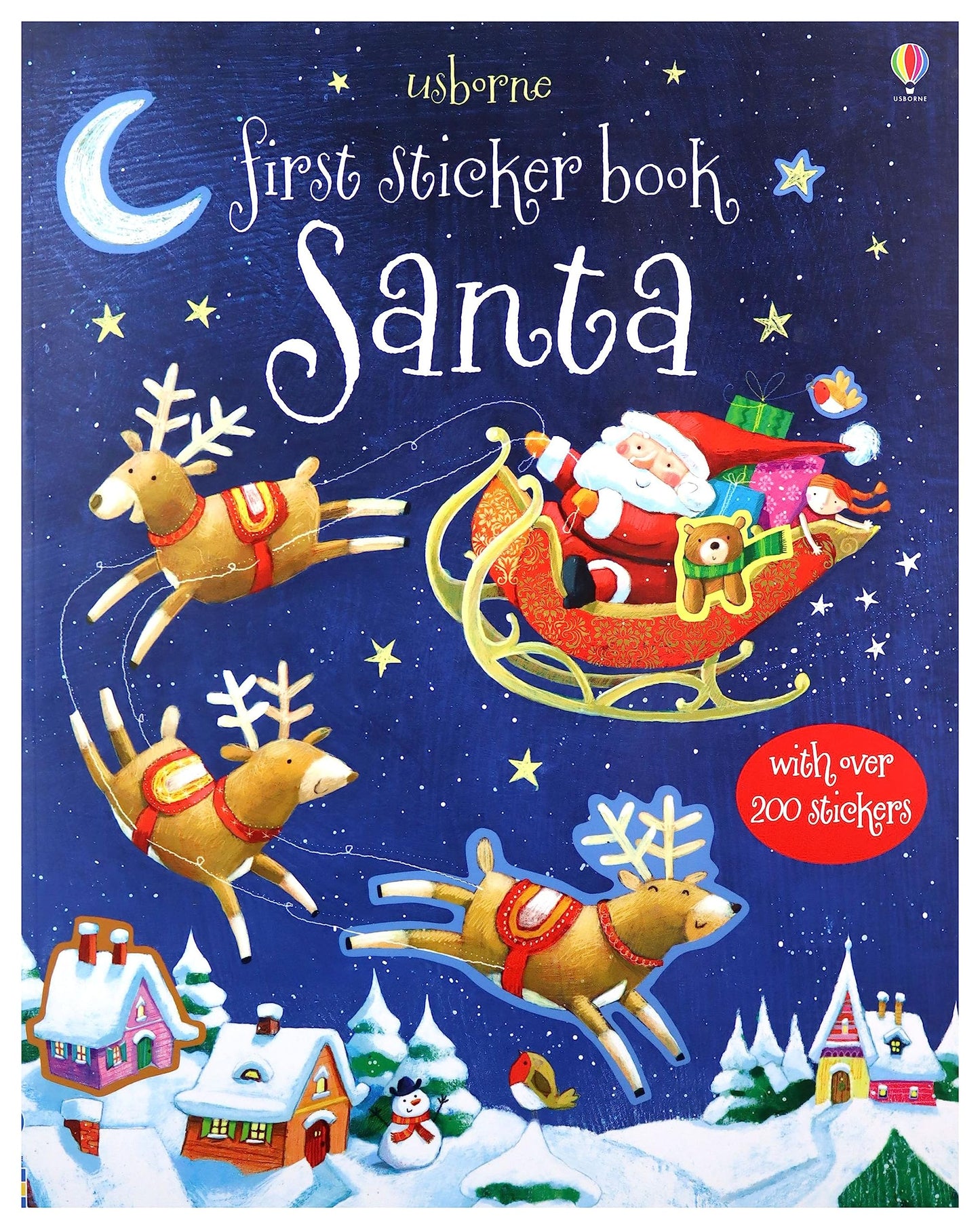 First Sticker Book Santa