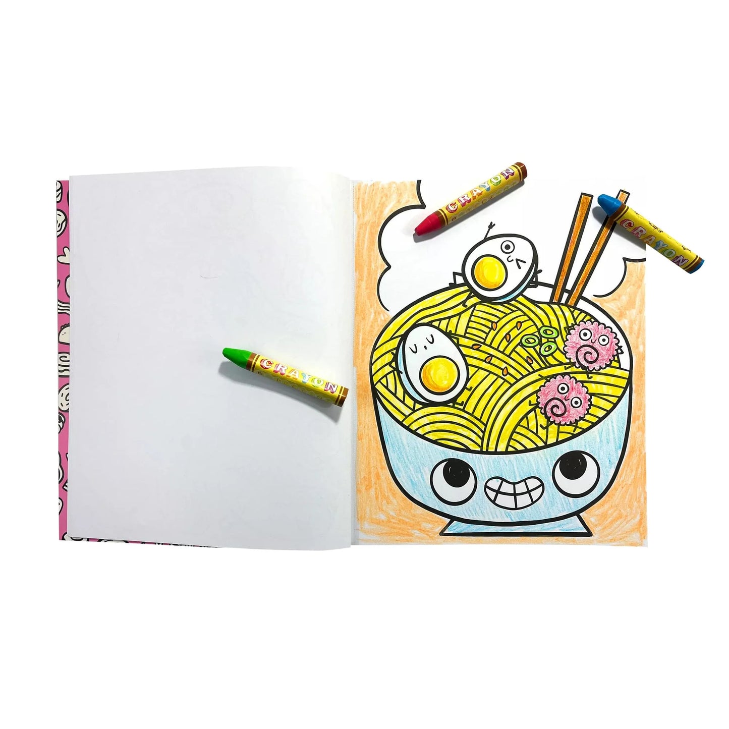 Color-in' Book Coloring Book - Happy Snacks