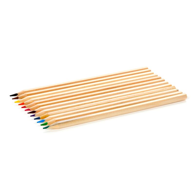 Adoramals Wild Large Twist Top Pencil Pot with 12 Colouring Pencils & Sharpener