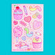Kawaii Sweet Treats Glitter VInyl Sticker