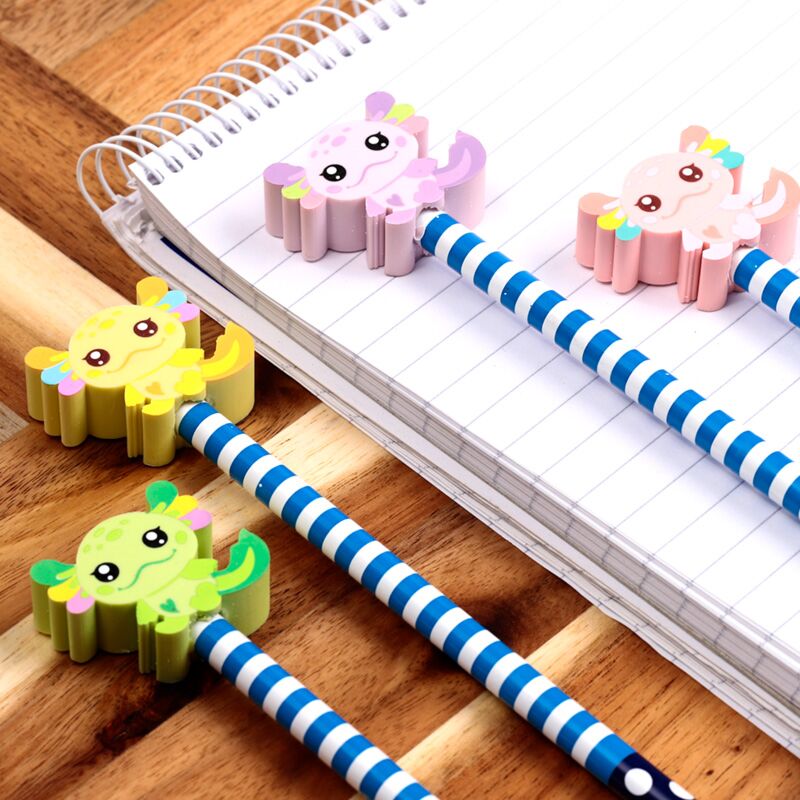 Axolotl Pencil & Eraser Topper