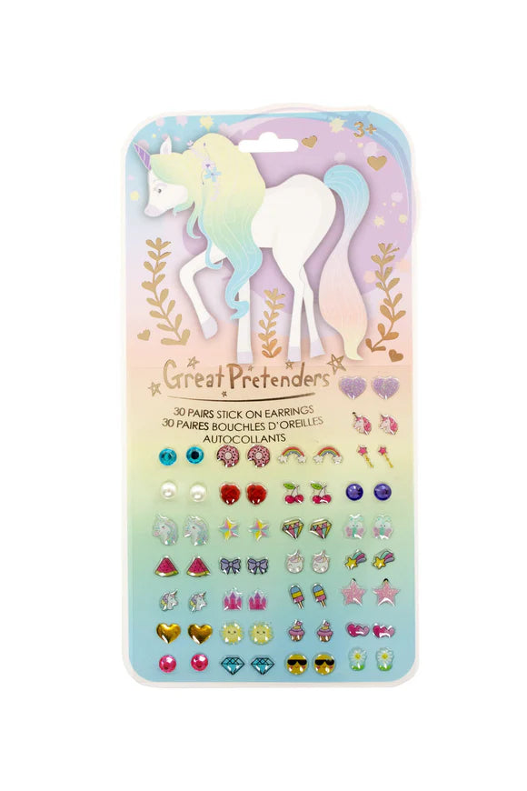 Great Pretenders - Whimsical Unicorn Sticker Earrings