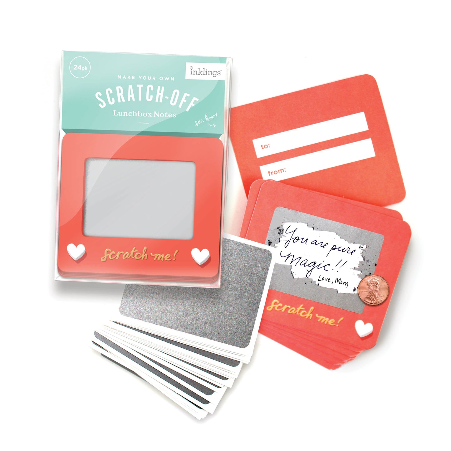 Scratch-off Lunchbox Notes - Scratch-a-Sketch