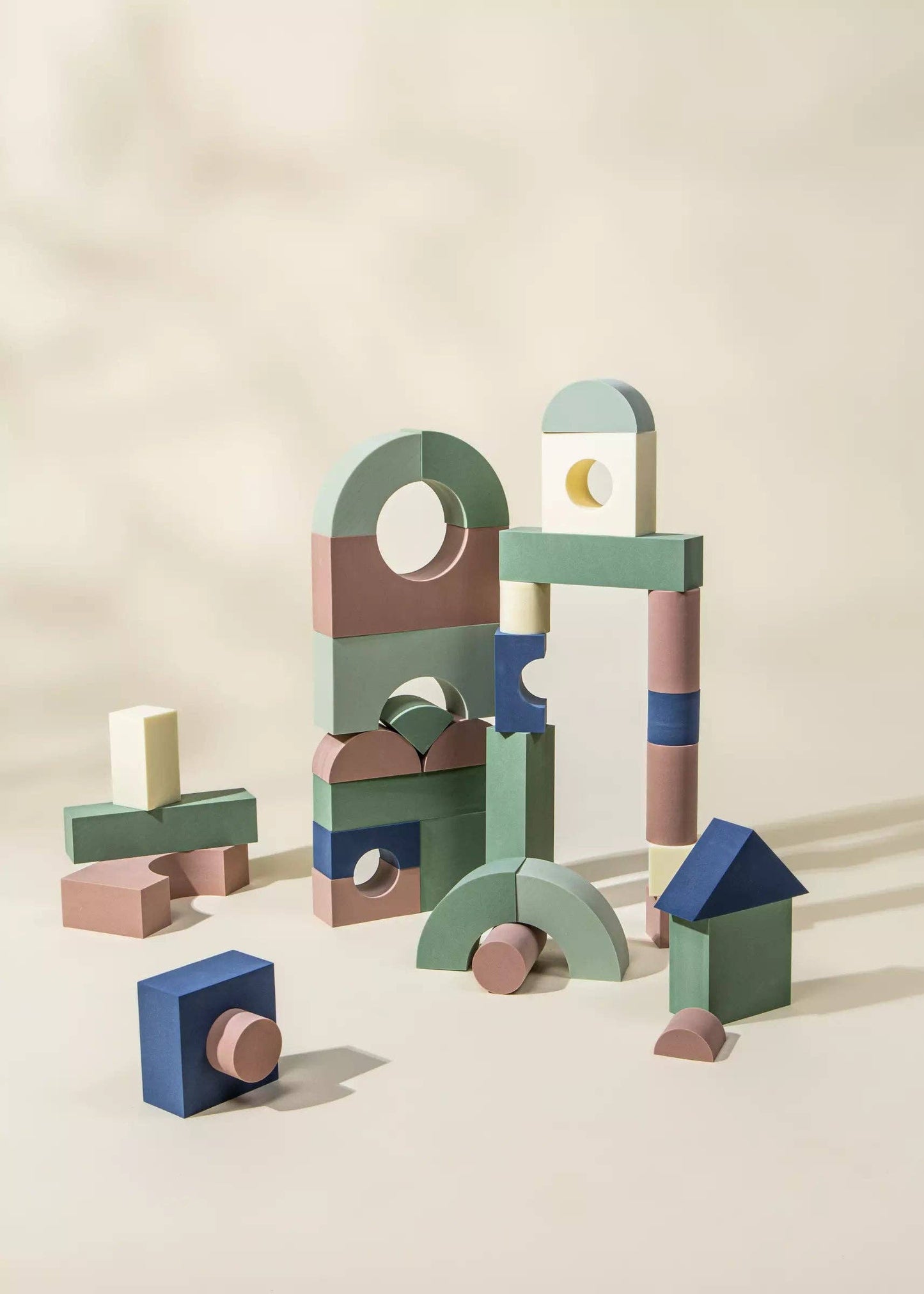 EVA Foam Building Blocks Set - Medium (52 pcs) 