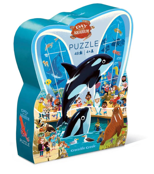 48-Piece Puzzle - Day at the Aquarium