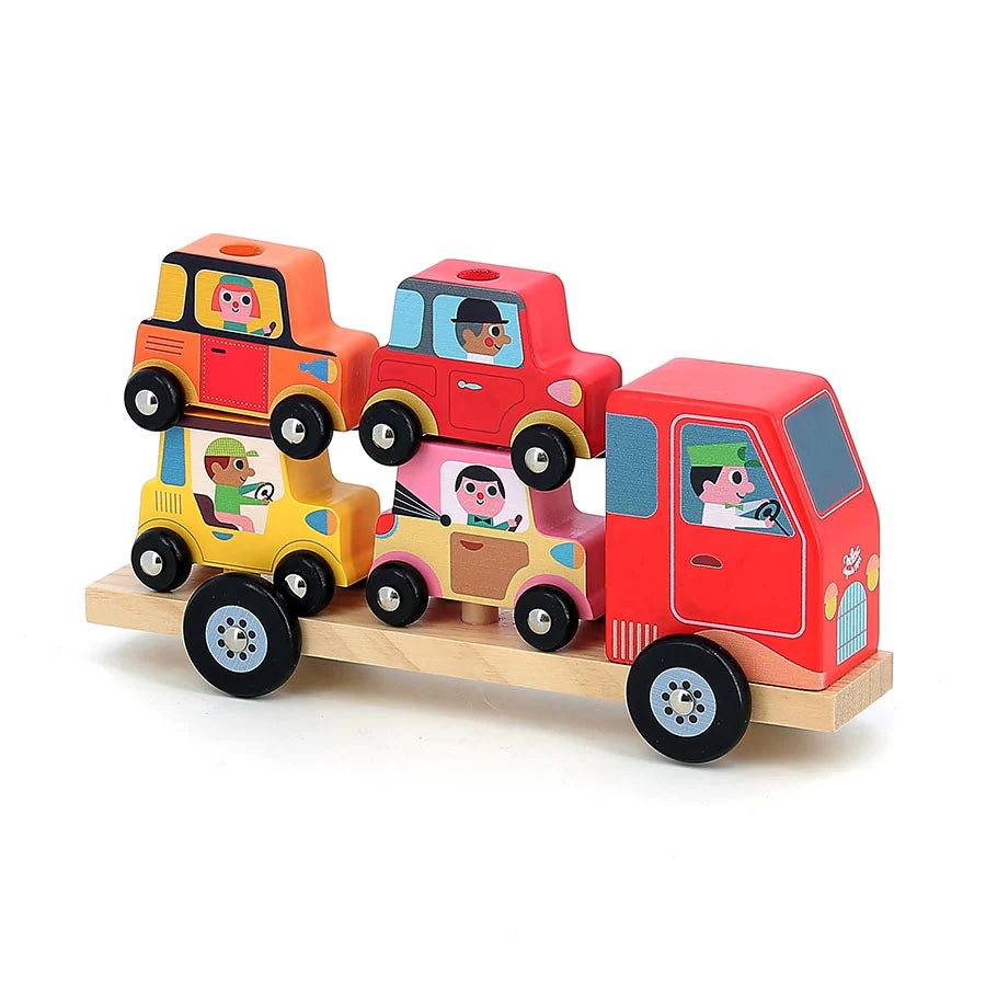 Stacking Cars by Ingela P Arrhenius