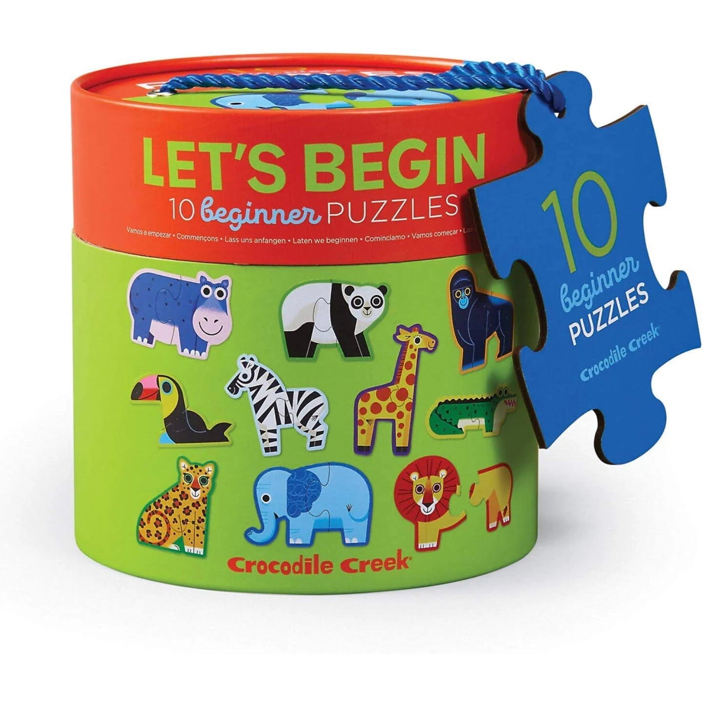 Let's Begin 2-Piece Box Puzzle - Jungle