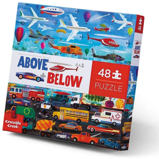 Above & Below: Things That Go - 48 pc