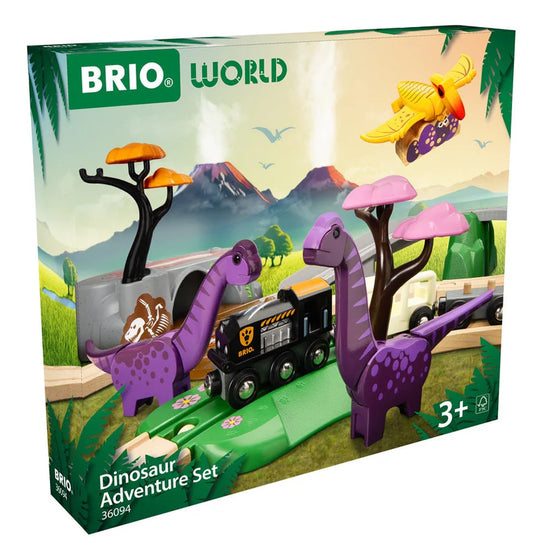 BRIO World Dinosaur Battery Train