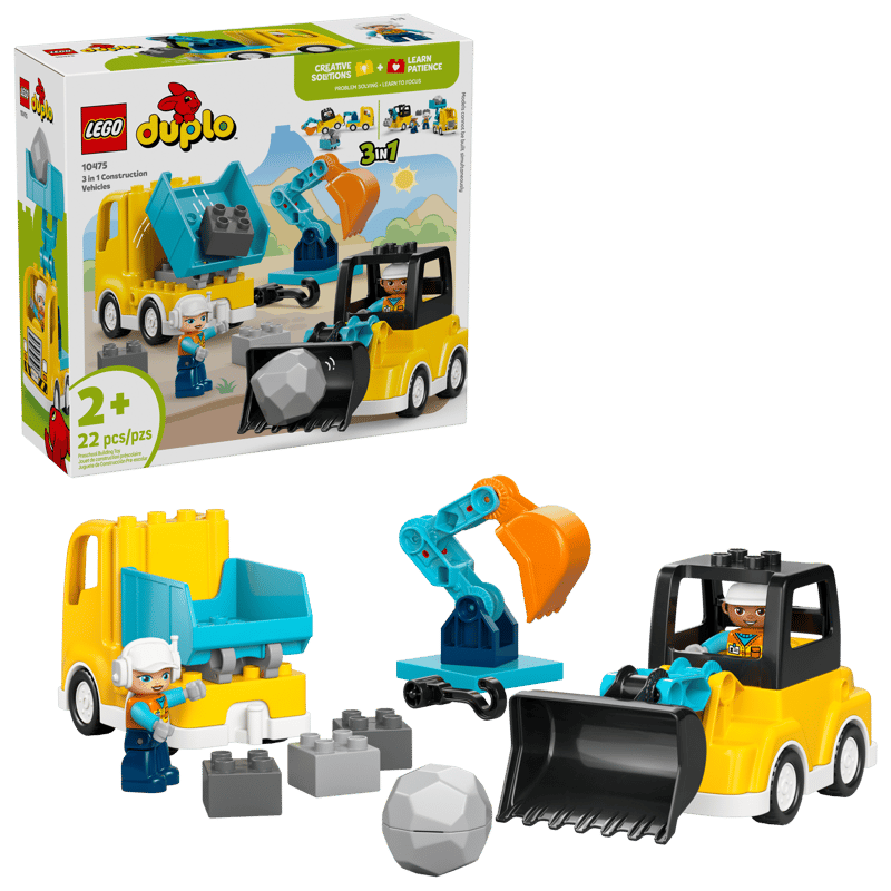 Lego - Duplo 3 in 1 Construction Vehicles