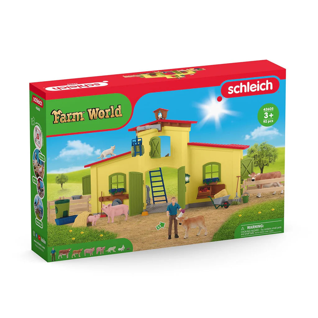 Large Farm with Animals and Accessories