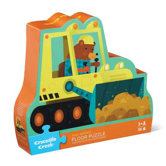 36-Piece Floor Puzzle -Busy Builders