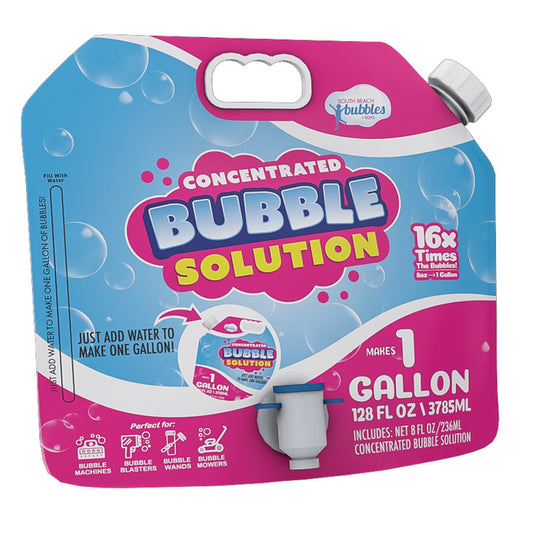 Concentrated Bubble Solution Spouted Refill Pouch