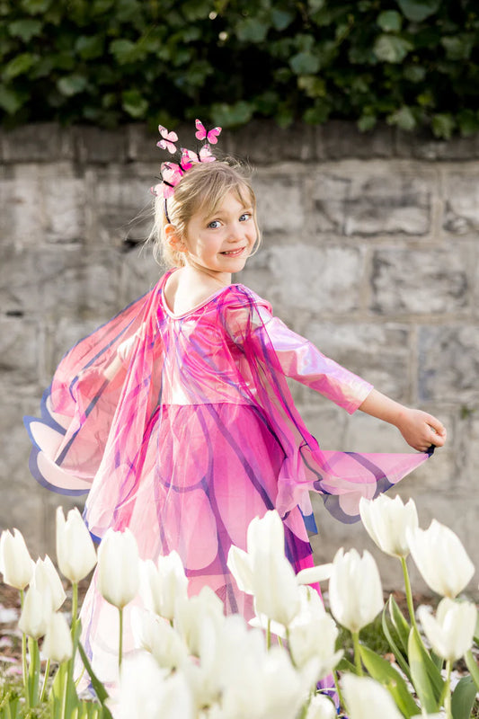 Great Pretenders - Butterfly Twirl Dress with Wings & Headband