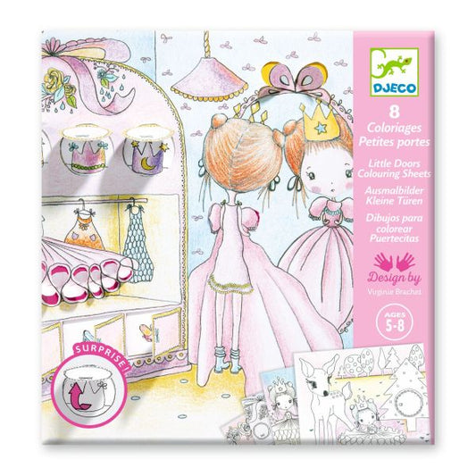 Colouring surprises / Les petites portes de Pupi