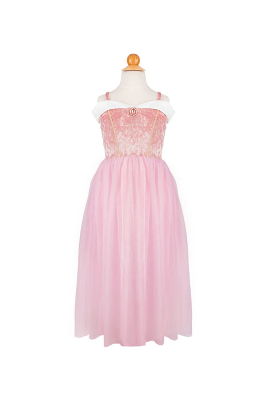 Great Pretenders - Velvety Soft Sleeping Sweetheart Princess Gown with Arm Warmers