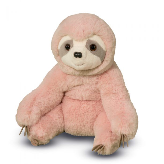Douglas Toys -  Pokie Soft Pink Sloth