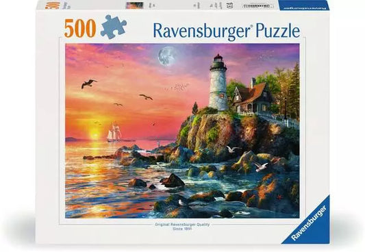 Lighthouse at Sunset - 500 Pieces