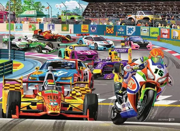 60 pieces - Greg Paprocki: Racetrack Rally