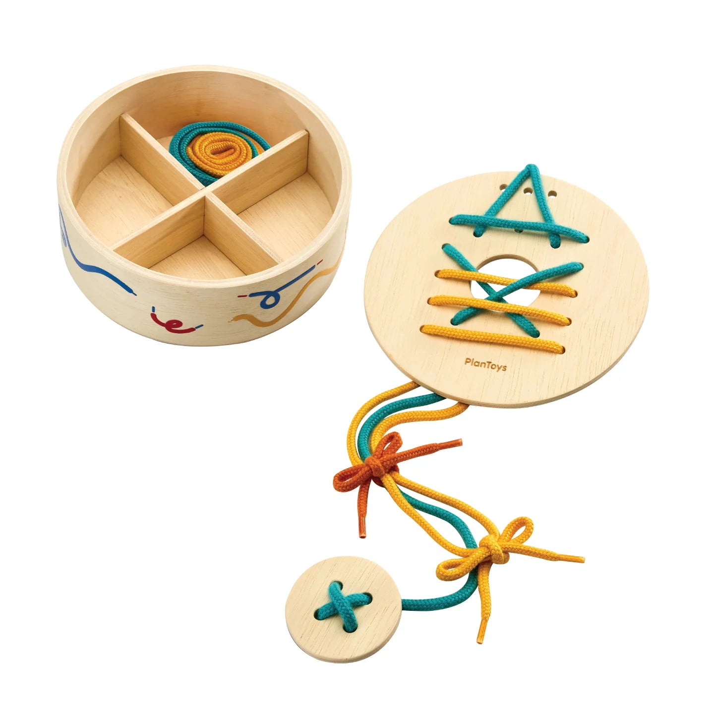 Lacing Boards with Container
