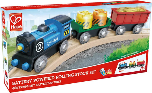 Hape Battery Powered Rolling-Stock Set