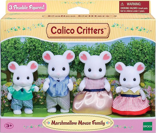 Calico Critters - Marshmallow Mouse Family