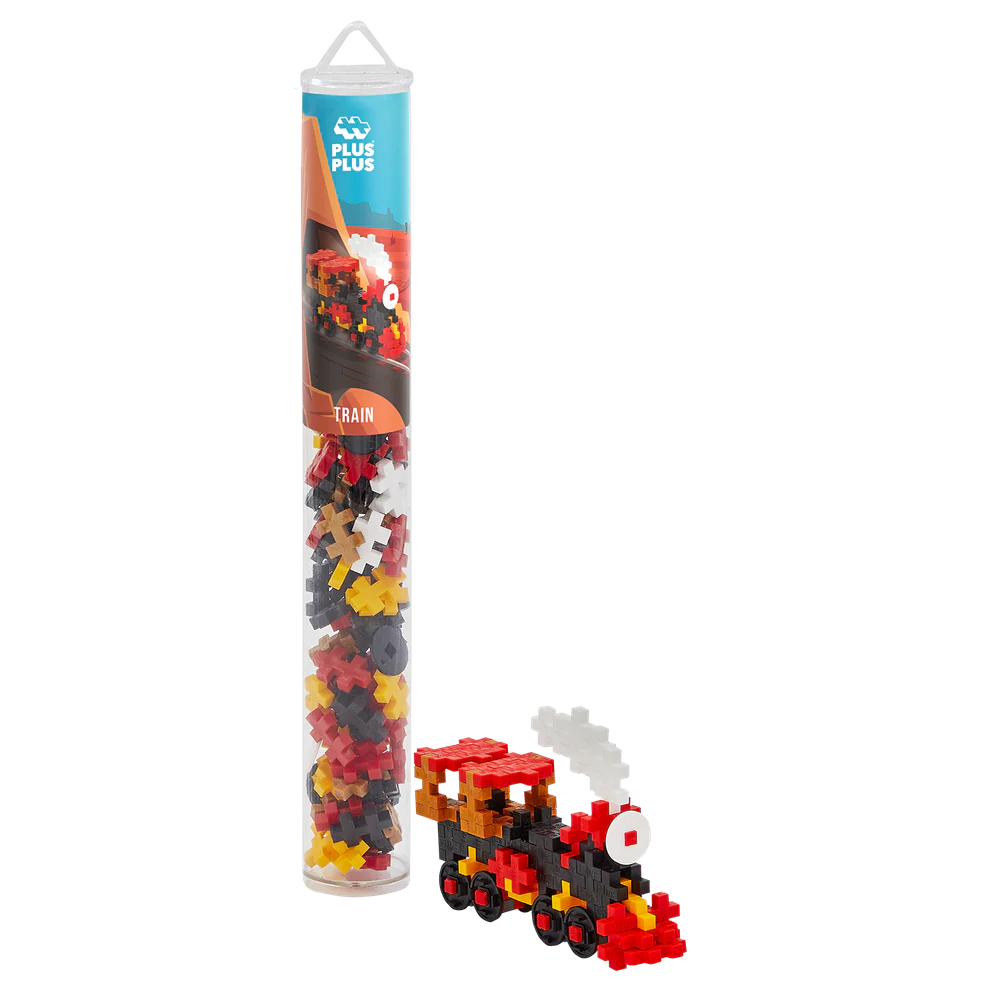 Plus Plus - TRAIN - 70pcs
