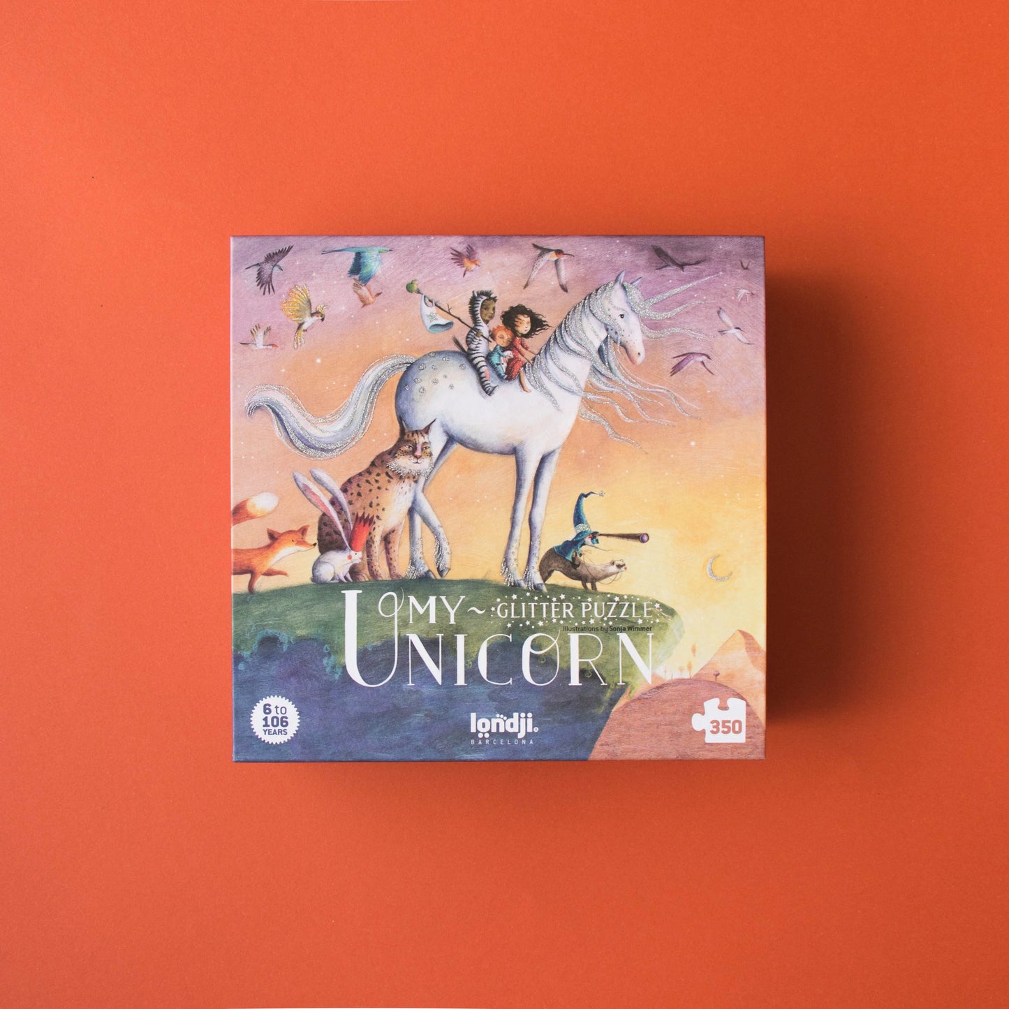 My Unicorn - Giltter puzzle - 350 Pcs