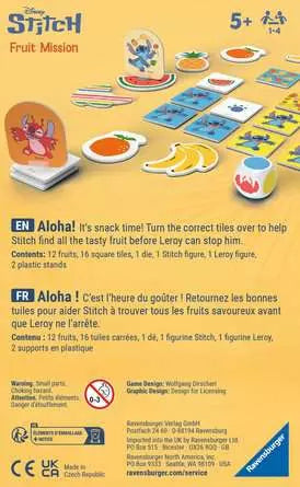 Disney Stitch Fruit Mission - Bring Along Game