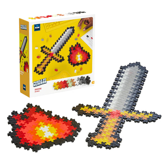 Plus Plus - PUZZLE BY NUMBER - ADVENTURE - 250pcs