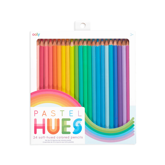 Ooly - Pastel Hues Colored Pencils - Set of 24