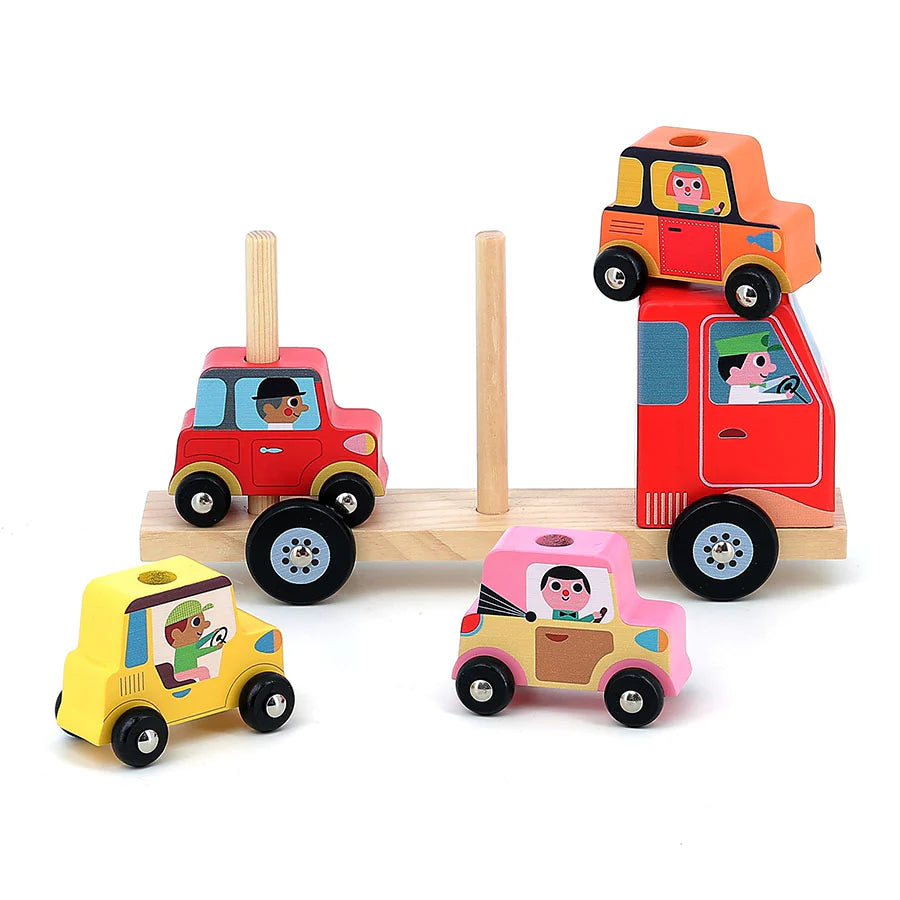 Stacking Cars by Ingela P Arrhenius