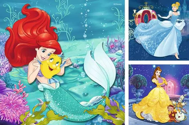 Ravensburger Disney Princess Adventure - 3 x 49 pcs
