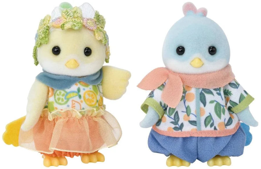 Calico Critters -  Citrus Bird Family